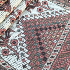 Handwoven Persian Design Rug, unique floor decor, (3.6x6.3 ft) image 7