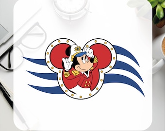 Disney Cruise Ready To Press, Disney Mickey & Friends Pocket Size Design, Dtf Transfer