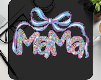 Floral Mama DTF Transfer: Preppy Brushstroke Heat Press