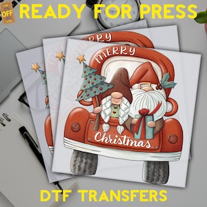 Christmas Gnome Dtf,  Cute Gnome Read To Press, Women Holiday Dtf, Christmas Gnomes Dtf Transfer, Funny Christmas Dtf, Gnomes Design Dtf