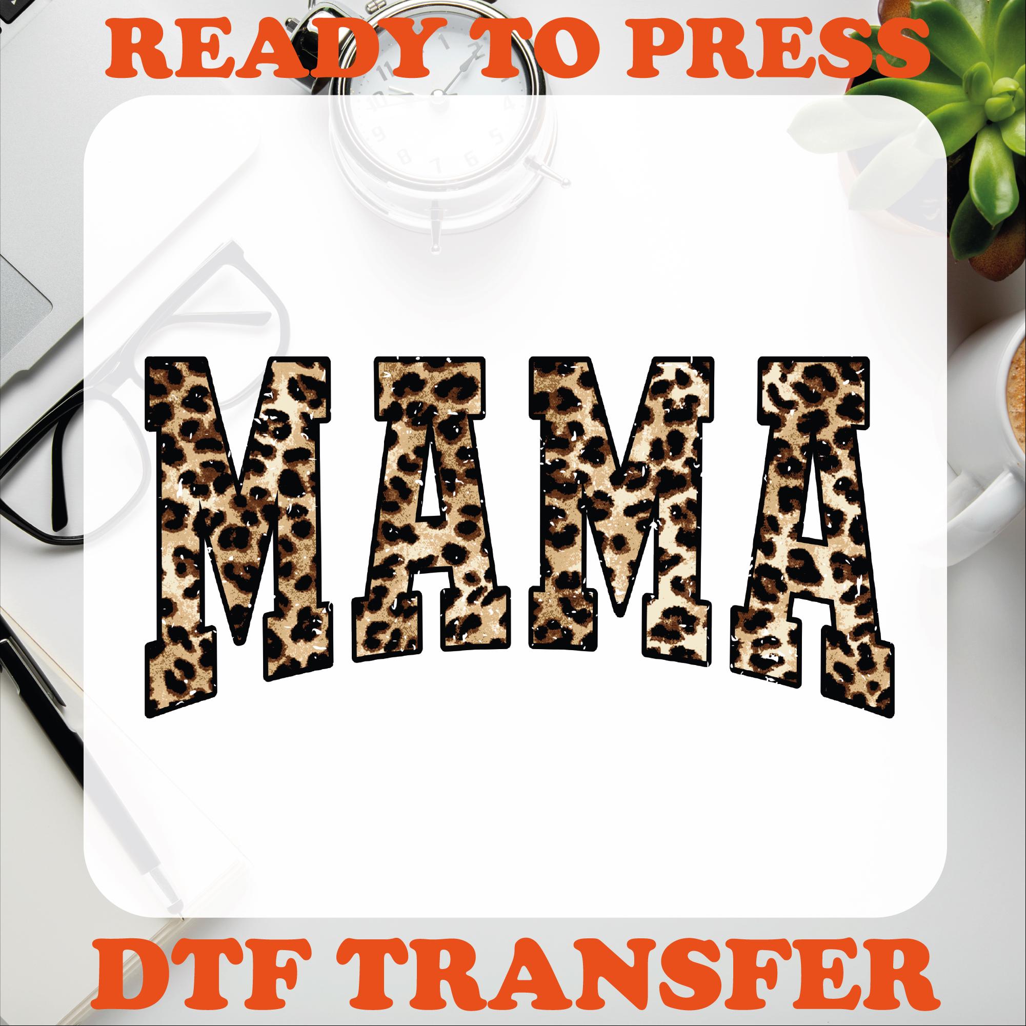 Leopard Mama DTF Transfer: Ready to Press Heat Transfer - Etsy