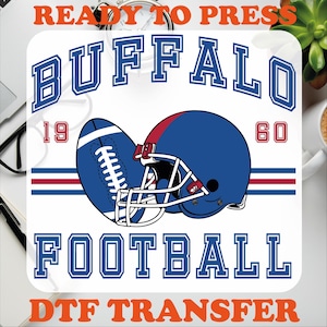 Buffalo 1960 Football DTF Transfer - Ready to Press