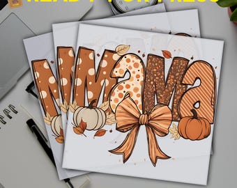 Fall Mama DTF Transfer, Ready To Press