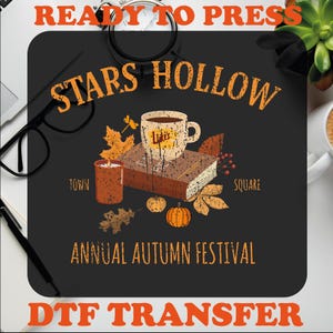Stars Hollow DTF Transfer: Gilmore Girls Autumn Festival, Ready To Press