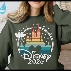 Disney 2025 Ready To Press, Disney Family Vacation DTF Transfer, Disney Castle Heat Press Transfer, Disney Transfers, Disney Castle 2025 Dtf image 7