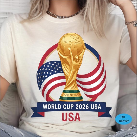 World Cup 2026 USA DTF Transfer, Football Tournament Heat Press