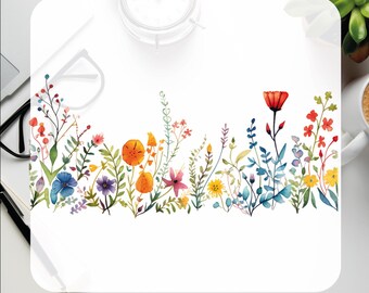 Boho Wildflower DTF Transfer: Retro Flower Heat Transfer, Ready To Press