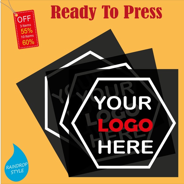 Custom Transfer, Custom Ready To Press Your Logo Here Transfer, Heat Press Transfer, Direct To Film, Dtf Transfers, Full Color