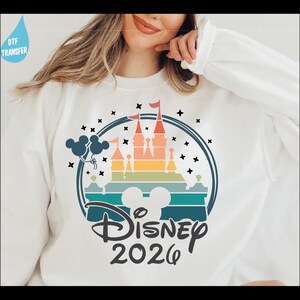 Disney 2025 Ready To Press, Disney Family Vacation DTF Transfer, Disney Castle Heat Press Transfer, Disney Transfers, Disney Castle 2025 Dtf image 13