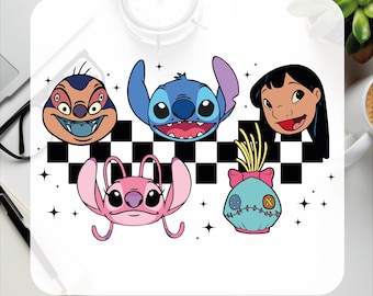 Lilo & Stitch DTF Transfer, Ohana Heat Press Design