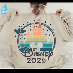 Disney 2025 Ready To Press, Disney Family Vacation DTF Transfer, Disney Castle Heat Press Transfer, Disney Transfers, Disney Castle 2025 Dtf image 6