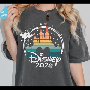 Disney 2025 Ready To Press, Disney Family Vacation DTF Transfer, Disney Castle Heat Press Transfer, Disney Transfers, Disney Castle 2025 Dtf image 11