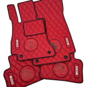 Car Mats – Personalized Custom Leather Floor Mats - Premium Handmade Car Interior Accessories