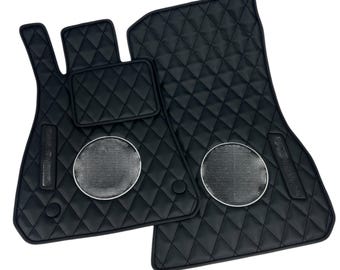 Custom Car Mats - 2 Front Mats - Custom logo - Personalized Handmade Car Mats for All Car Models