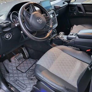 Benutzerdefinierte Automatten - personalisierte handgemachte Leder Auto-Fußmatten für alle Automodelle
