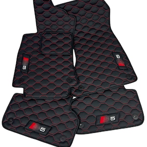 Custom Car Floor Mats For Audi S Line S5 A1-A3-A4-A5-A6-A7-A8-Q3-Q5-Q7-RS3-RS5-RS7-S3-S4-S5-S6-S7-TT - Personalized Car Mats For All Cars