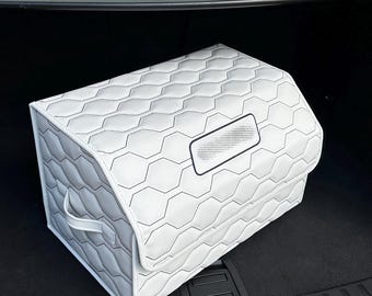 Car Trunk Organizer - Handmade Luxury Cargo Storage Box, Personalized Auto