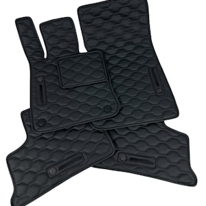 Individuelle Automatten - Leder Auto-Fußmatten für Alle Modelle - Personalisierte Automatten - Handgefertigte Custom Fit - Luxuriöses Interieur Autozubehör