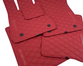 Custom Leather Car Floor Mats for Mercedes | Luxury Personalized Tailored Fit Auto Mats