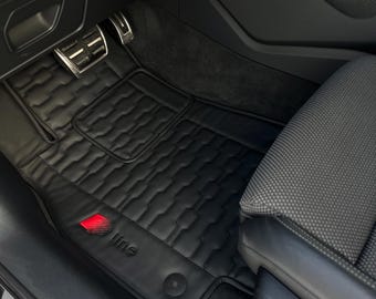 Custom Car Floor Mats For Audi A1-A3-A4-A5-A6-A7-A8-Q3-Q5-Q7-RS5-RS7-S3-S4-S5-S6-S7-TT - Auto Floor Mats Set Accessories Interior