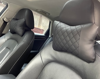 Reposacabezas de almohada para el cuello del automóvil para todos los asientos de los vehículos, 2 piezas.