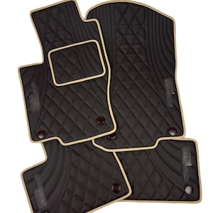 Car Mats Custom Fit – Personalized Leather Floor Mats - Handmade Car Accessories for All Vehicles