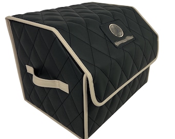 Car Organizer For Mercedes - Leather Auto Storage Bag - Trunk Organizer -  Car Storage - Heavy Duty Cargo Storage Box