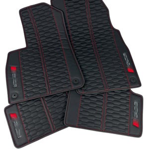 Car Floor Mats For Audi RSQ8 A1-A3-A4-A5-A6-A7-A8-Q3-Q5-Q7-RS3-RS5-RS7-S3-S4-S5-S6-S7-TT - Personalized Custom Car Floor Mats