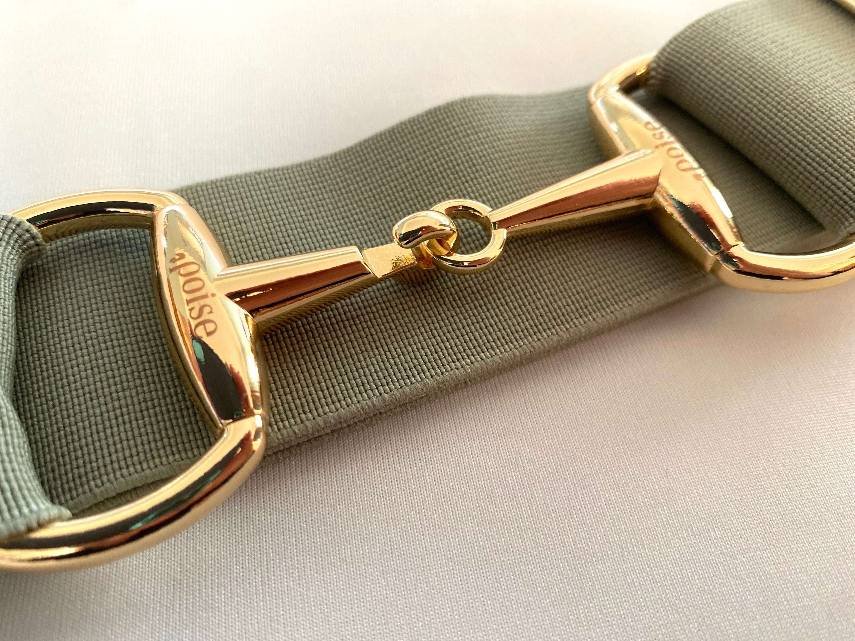 CINTURA DA EQUITAZIONE EQUESTRO IN CUOIO CON FILETTO ROSE GOLD in Prodotti da Agri Zoo, Zootecnica e Tutto per il Cavallo