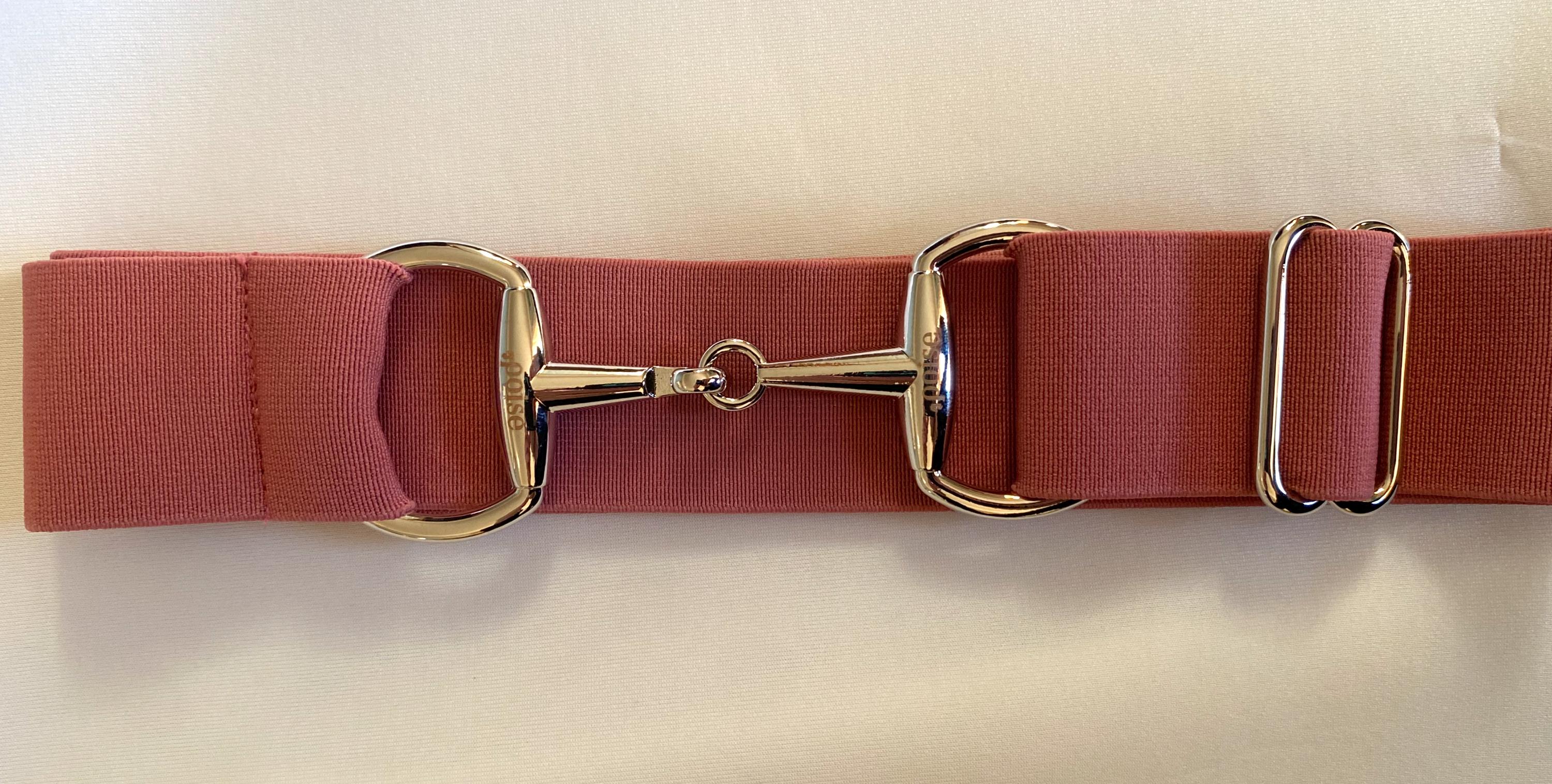 1993 1.5 Inch Equestrian Elastic Belt, Women\'s Snaffle Bit Buckle Horses Elastic Belt Snaffle Bit – Equs Code main image 4