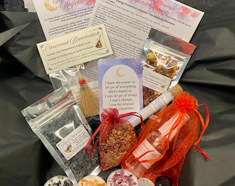 Magickal Protection Box: Cleansing Rituals, Crystals, Tea & Charm