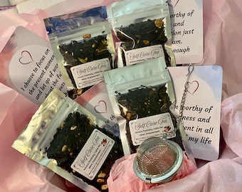 Self Love Chocolate Herbal Tea Blend: Mindfulness Gift