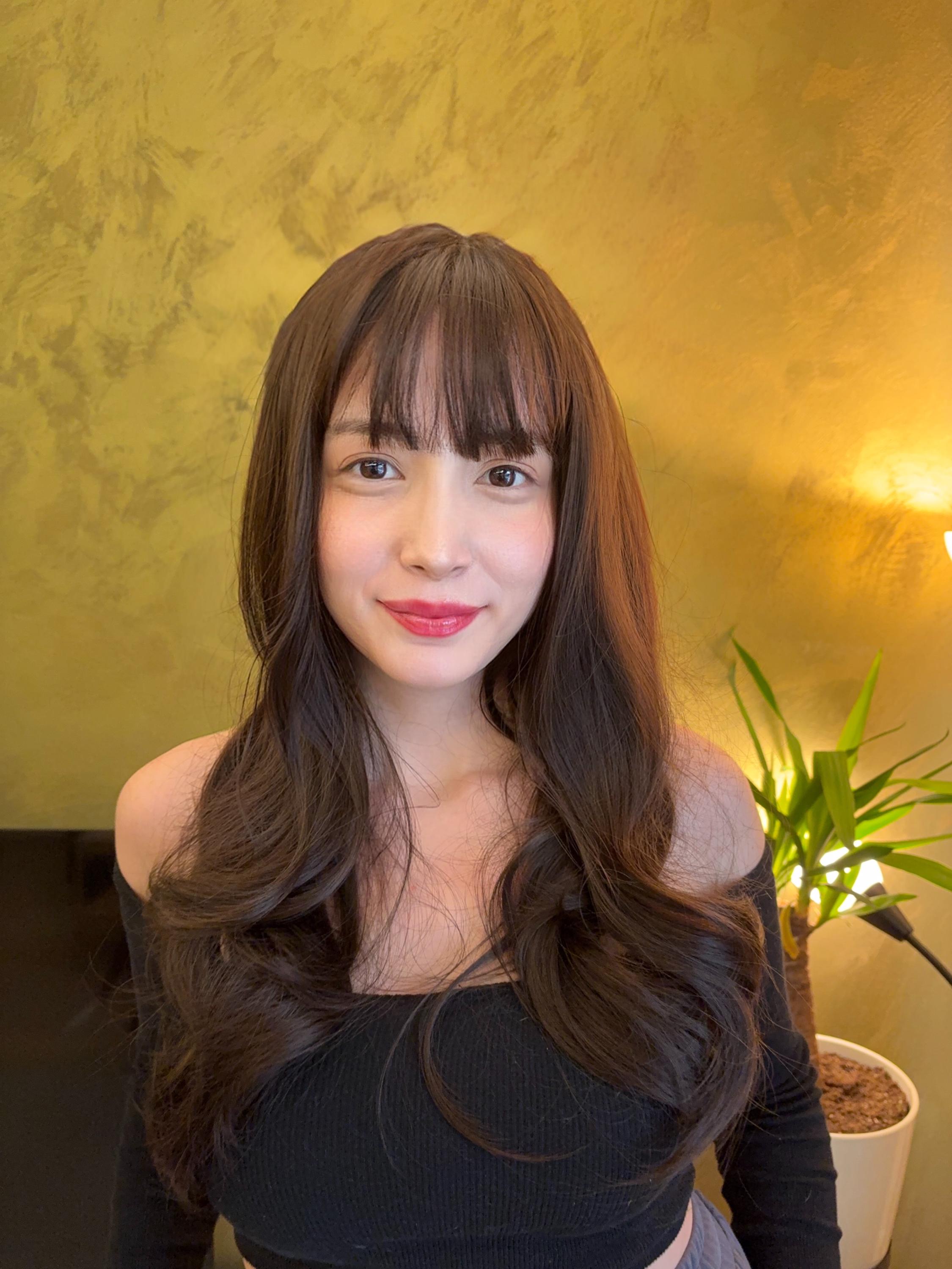Long Women Brunette Wavy Synthetic Hair Full Wig Sb1e7fd2fc278400d9ae0e9f6f0a63  main image 2