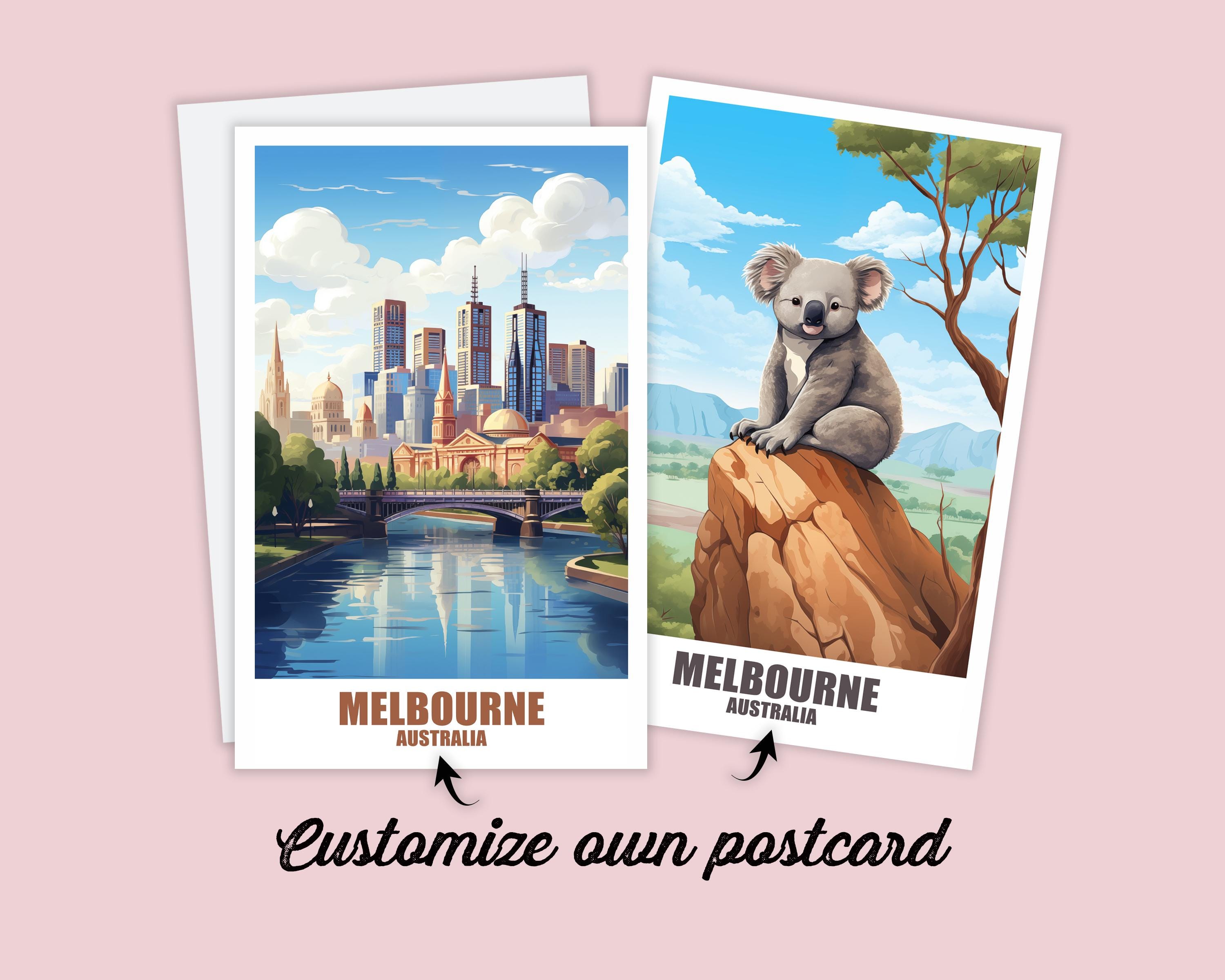 Melbourne postcard - Etsy 日本