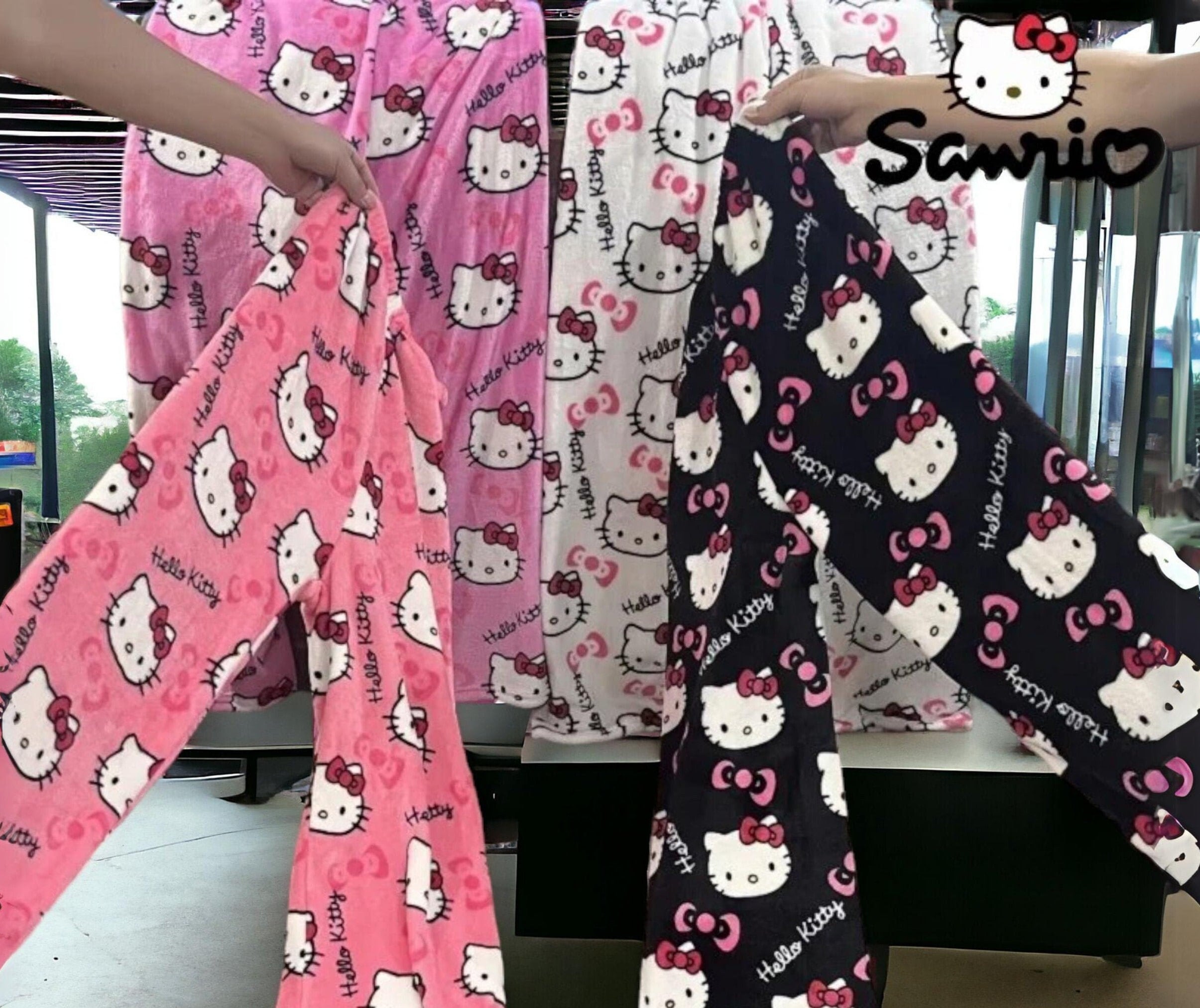 Hello Kitty Pajama Pants Pink – My Cute Station