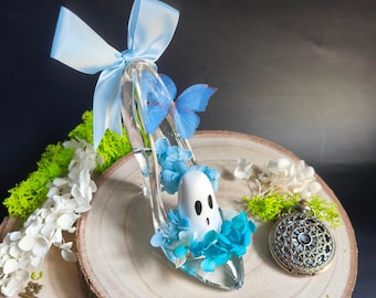 Fantasma zapatilla de cristal - Decoración alternativa del hogar espeluznante, brujería, Halloween