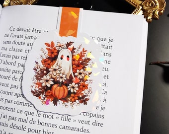 Marcapáginas magnético "Fantasma de Halloween" para amantes de la lectura, regalo para lectores, temporada de terror, lectura
