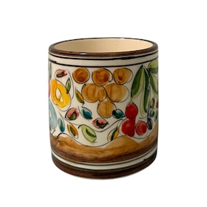 Tazza o vaso da fiori in ceramica dipinta a mano con motivo Azulejos, Portogallo - Multiuso