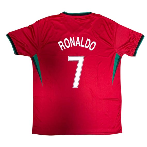 Vêtement Sport Garçon Maillot De Foot Portugal 2024 Pour Enfants - Équipement Complet Avec Short - Numéro 7 Cristiano Ronaldo Tenue Entrainement Enfant