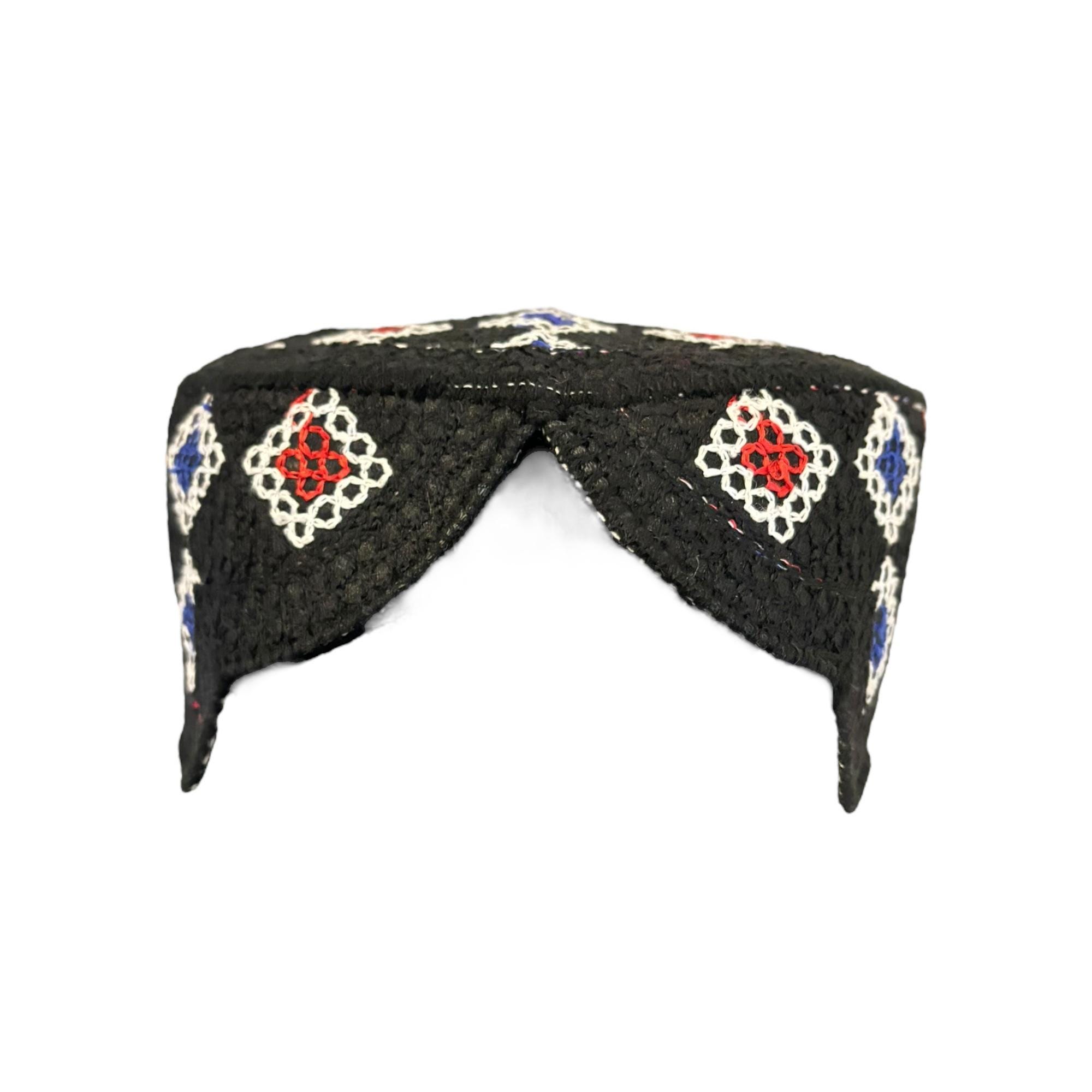 Sindhi Balochi Kufi Topi: Embroidered Dice Pattern Unisex Cap - Etsy
