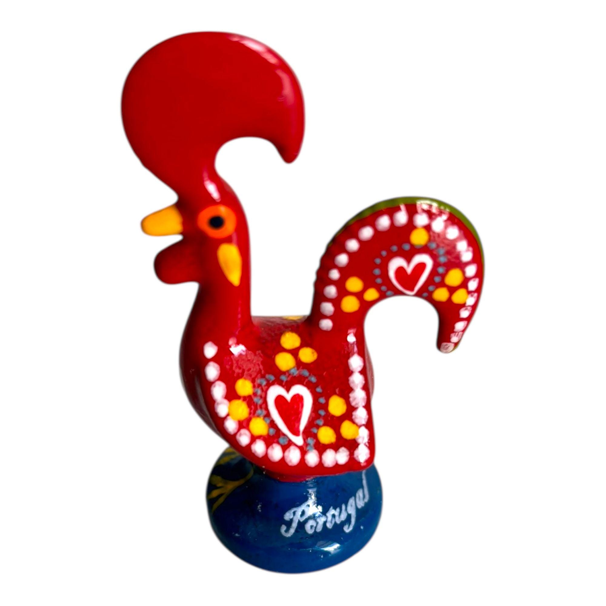 置物 バルセロス ガロ 雄鶏 おんどり 陶器製 ポルトガル 4羽セット