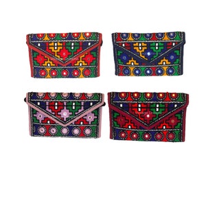 Bolsa de ombro para festa pequena bordada - Bolsa de festa para mulheres e meninas