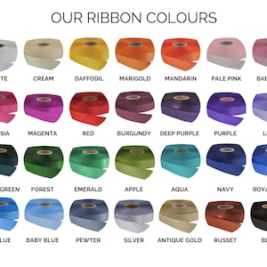 Personalised Memorial Ribbon, Custom Funeral Ribbons, Funeral Favours and Keepsakes Pins image 2