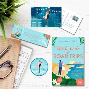 Gesigneerde paperback van verlanglijsten en roadtrips met swagpack