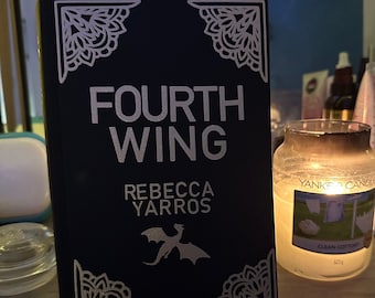 Vierde vleugel/Rebecca Yarros/aangepast Shimmer hardback boek