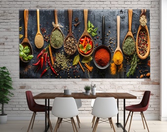 Quadro Su Tela Decorativo Erbe E Spezie | Islandburner 100x57cm, Stampa Naturale Per Pareti