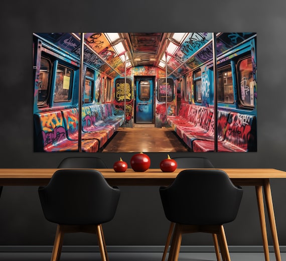 Free Colorful Subway Art Image | Download at StockCake