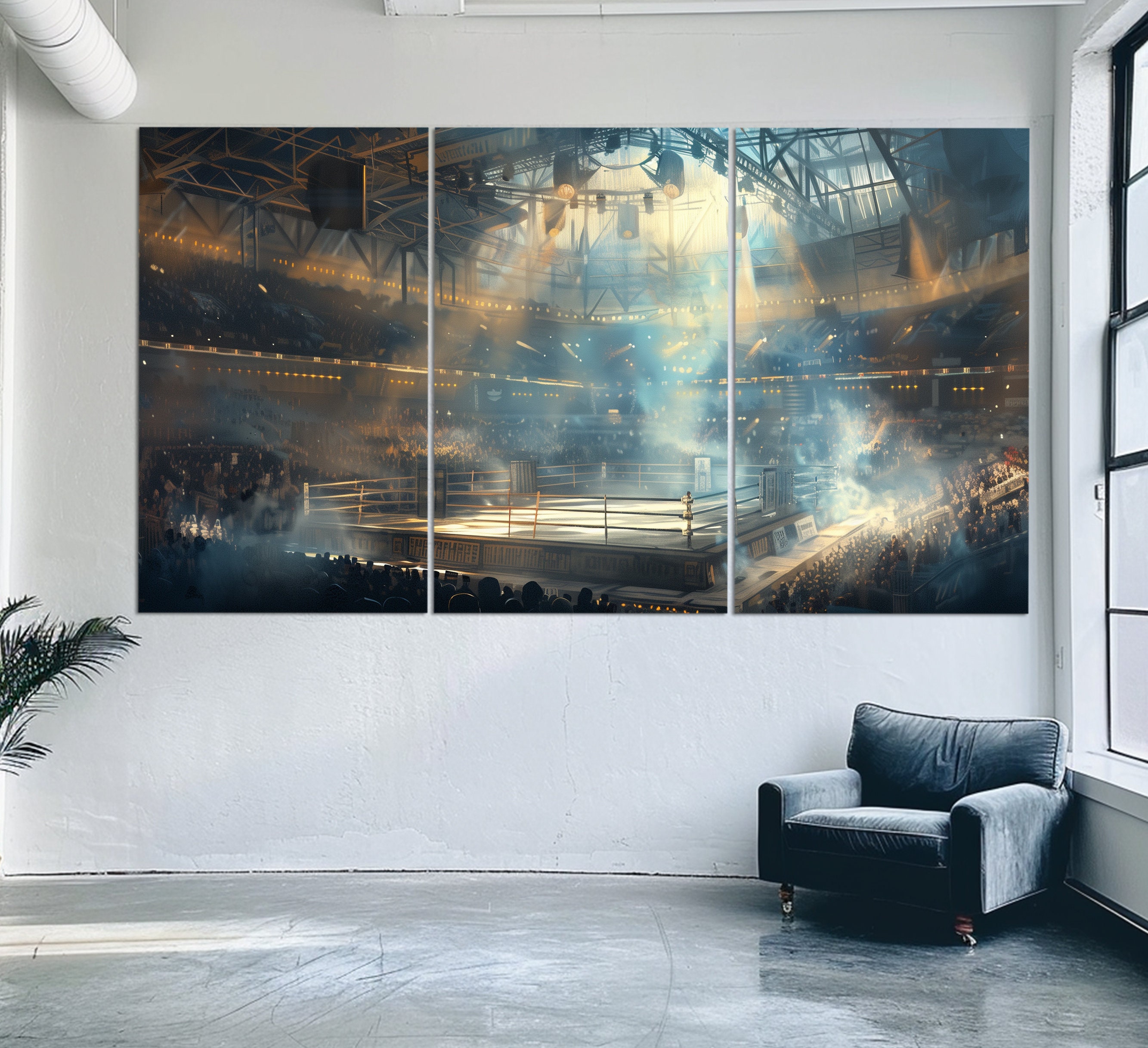 Große Box-Arena Leinwand Druck, Boxring Malerei, Gym Wand-Dekor, Boxen  Leinwand Wandkunst, MMA Wandkunst, Boxer Geschenk, MMA Gym Decor - Etsy  Österreich, image size:2667x2434