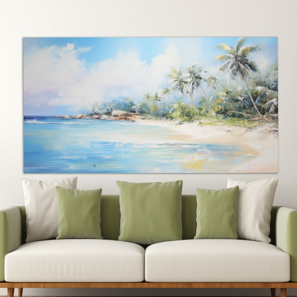 Beach Canvas Print - Etsy