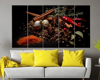 Aromatic Spices Wall Art　ビンテージ　アート Aromatic Spices Wall Art ビンテージ アート Aromatic Spices Wall